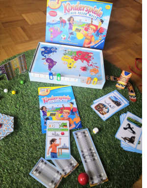 Kinderspiele aus aller Welt": Das Spiel ist eigentlich nicht ein Spiel, sondern besteht aus 24 Einzelspielen, in denen werden Geographie-Wissen, Konzentration und Feinmotorik gefördert 