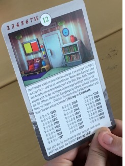 Escape Room: Der Spielfreude taten die textlastigen Karten jedenfalls keinen Abbruch.